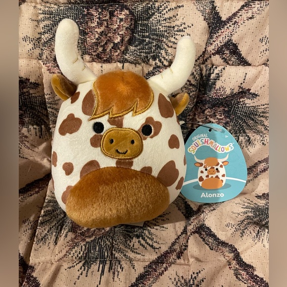 5” Alonzo the Highland Cow Squishmallow - Picture 1 of 1